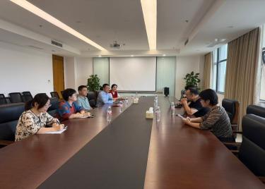 安徽省顶新信息科技有限公司来我校进行校企合作交流